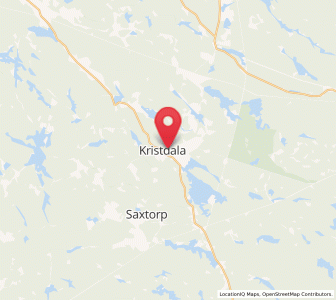 Map of Kristdala, Kalmar
