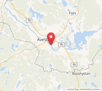 Map of Krylbo, Dalarna