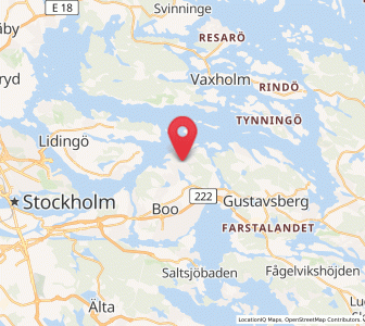 Map of Kummelnäs, Stockholm