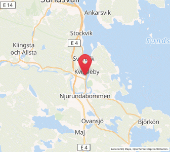 Map of Kvissleby, Västernorrland
