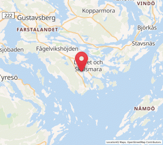 Map of Långvik, Stockholm