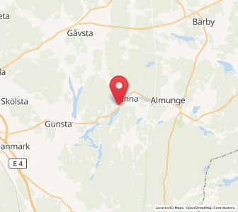 Map of Länna, Uppsala