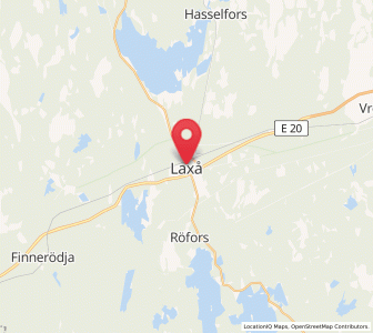 Map of Laxå, Örebro