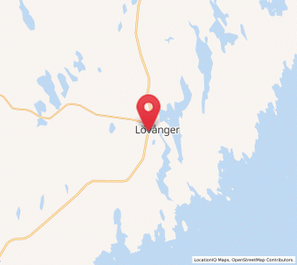 Map of Lövånger, Västerbotten