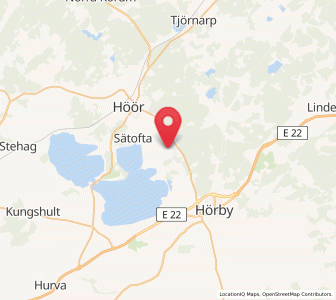Map of Ludvigsborg, Skåne