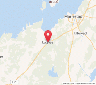 Map of Lugnås, Västra Götaland