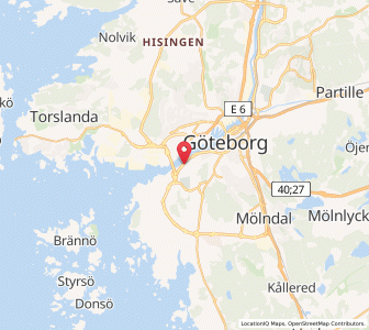 Map of Majorna, Västra Götaland