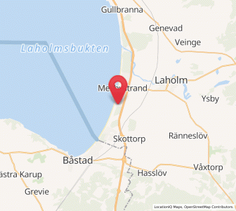 Map of Mellbystrand, Halland