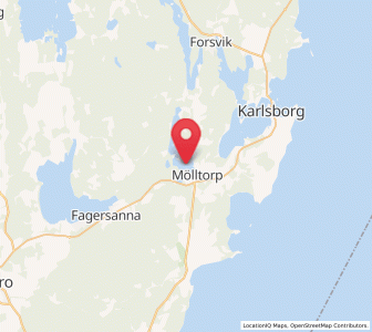 Map of Mölltorp, Västra Götaland