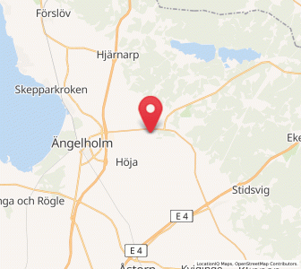 Map of Munka-Ljungby, Skåne