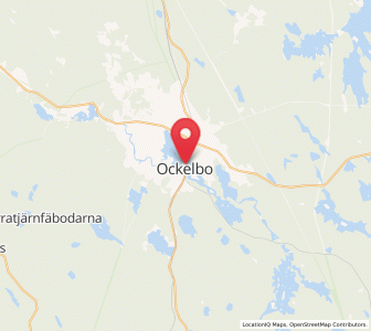 Map of Ockelbo, Gävleborg