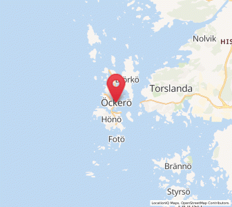 Map of Öckerö, Västra Götaland
