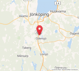 Map of Odensjö, Jönköping