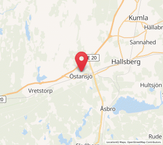 Map of Östansjö, Örebro