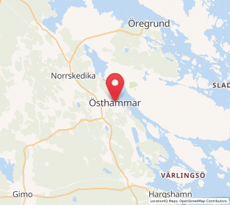Map of Östhammar, Uppsala