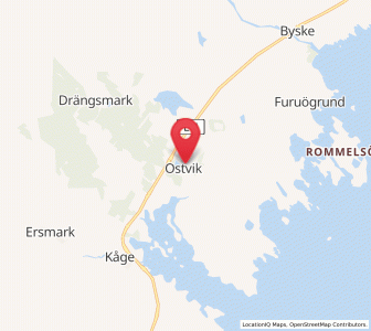 Map of Ostvik, Västerbotten