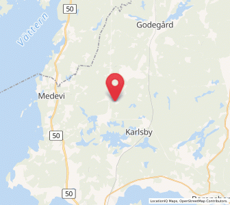 Map of Ryd, Östergötland