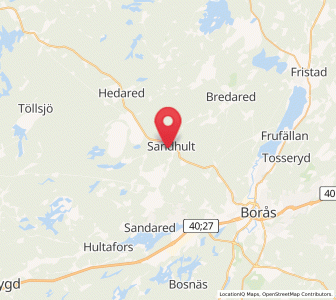 Map of Sandhult, Västra Götaland