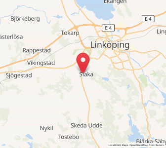 Map of Slaka, Östergötland