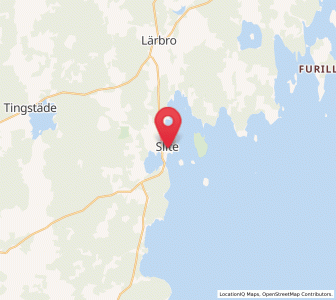 Map of Slite, Gotland