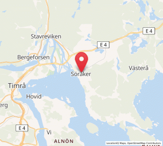 Map of Söråker, Västernorrland