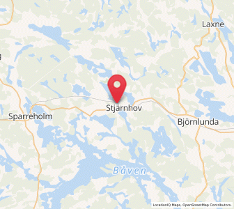 Map of Stjärnhov, Södermanland