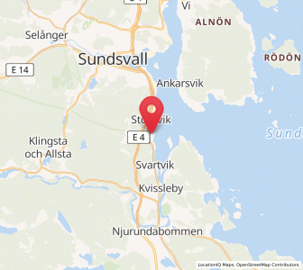 Map of Stockvik, Västernorrland