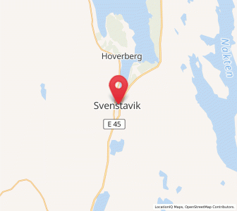 Map of Svenstavik, Jämtland