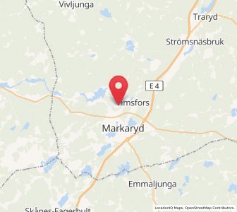 Map of Timsfors, Kronoberg