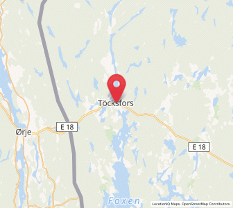 Map of Töcksfors, Värmland