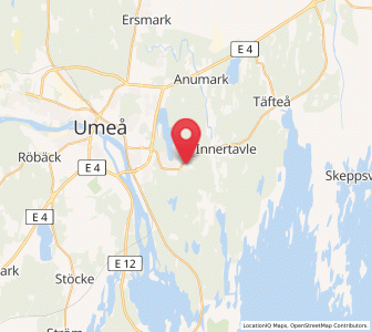 Map of Tomtebo, Västerbotten