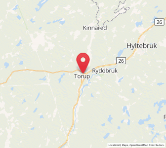 Map of Torup, Halland