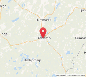 Map of Tranemo, Västra Götaland