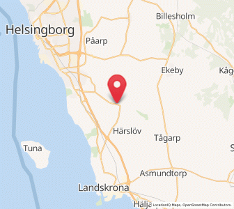 Map of Vallåkra, Skåne