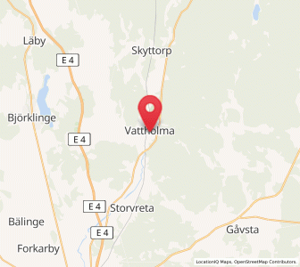 Map of Vattholma, Uppsala