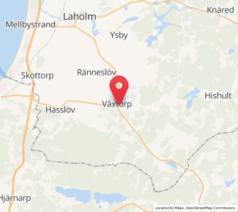 Map of Våxtorp, Halland