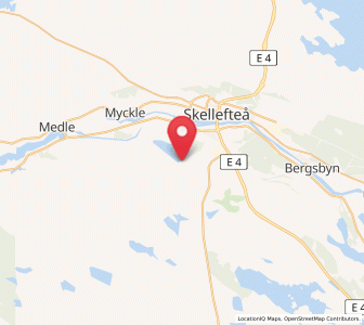 Map of Viken, Västerbotten