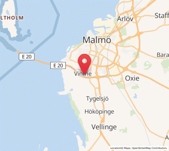Map of Vintrie, Skåne