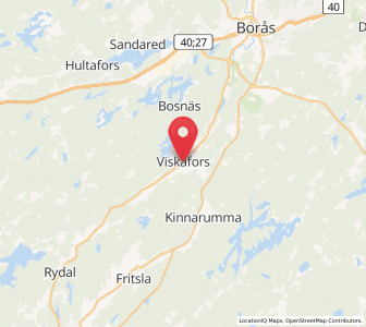 Map of Viskafors, Västra Götaland