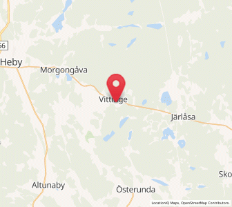 Map of Vittinge, Uppsala