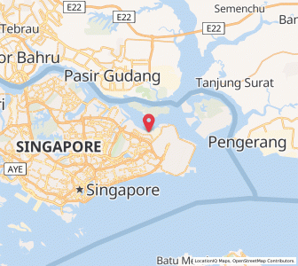 Map of Kampong Loyang, East Region