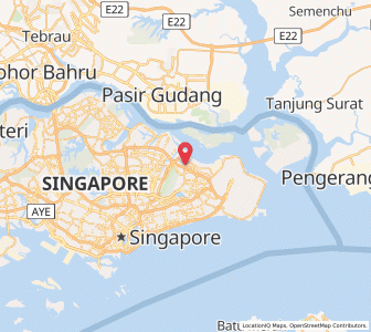 Map of Kampong Pasir Ris, East Region
