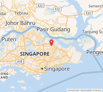 Map of Sengkang New Town, North-East Region