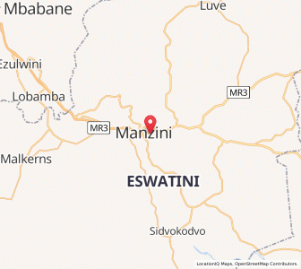 Map of Manzini