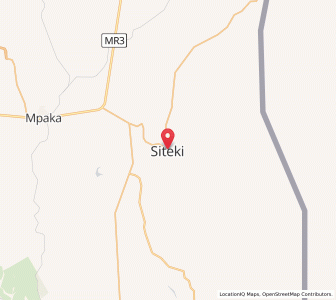 Map of Siteki, Lubombo