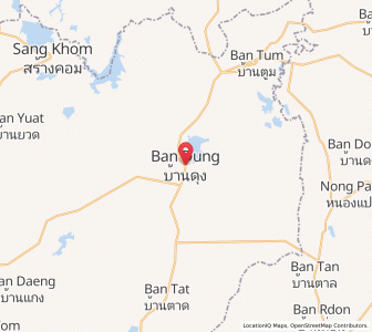 Map of Ban Dung, Udon Thani