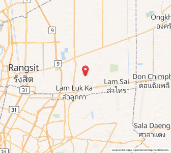 Map of Ban Lam Luk Ka, Pathum Thani