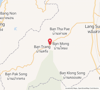 Map of Ban Nam Yuen, Chumphon