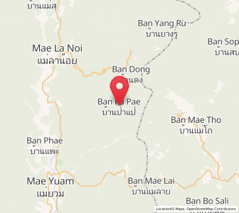 Map of Ban Pa Pae, Mae Hong Son