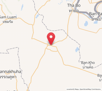 Map of Ban Phue, Udon Thani